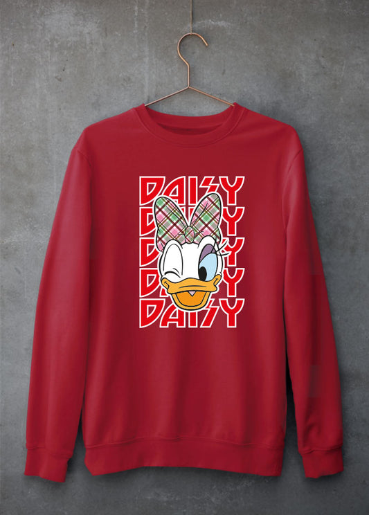 Daisy Christmas Red Sweatshirt