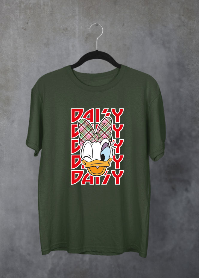 Daisy Christmas Green T-Shirt