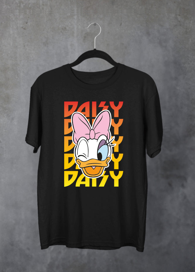 Daisy Kiss T-Shirt Black