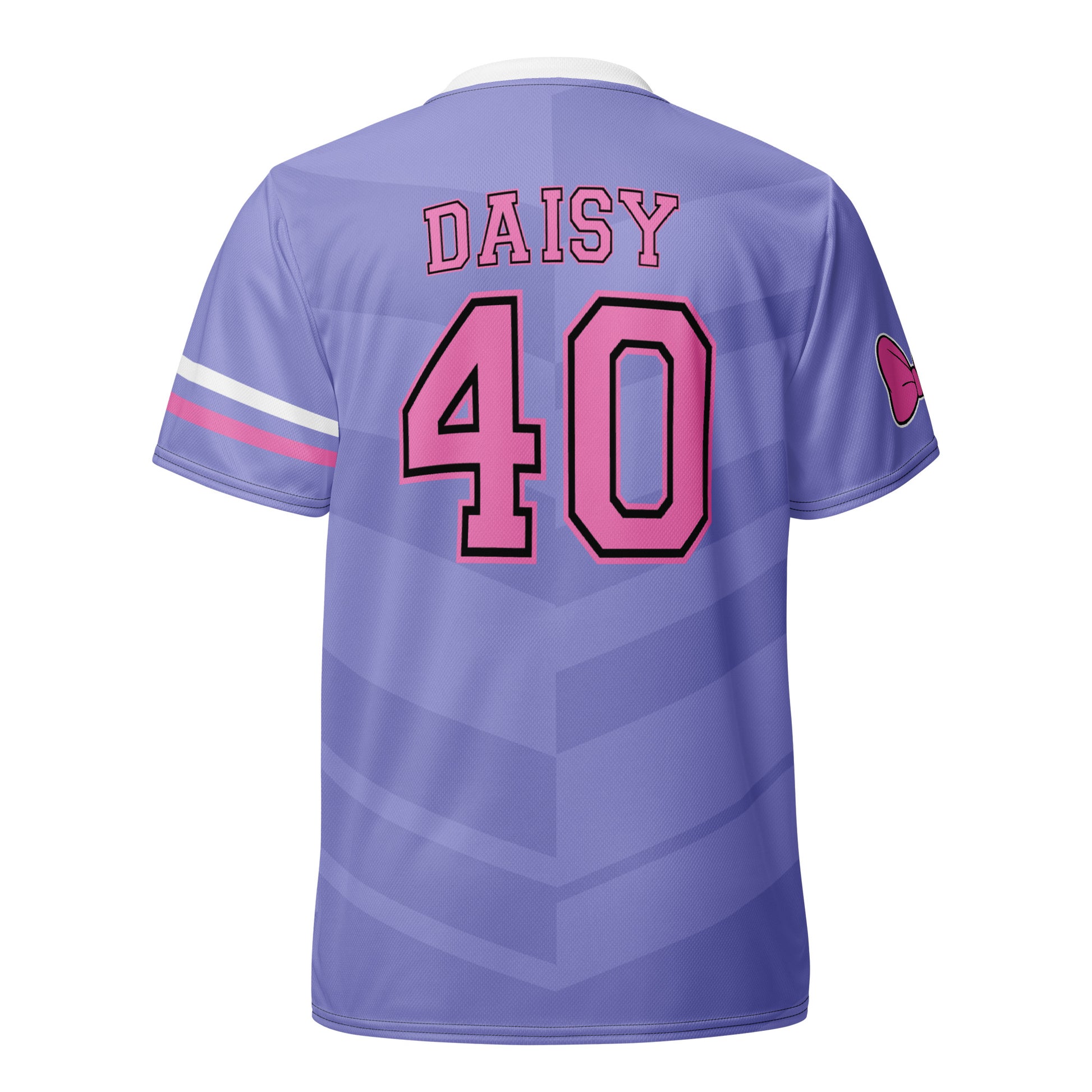 Daisy inspired Football shirt. Vintage Purple and Pink style Disney inspired soccer shirt