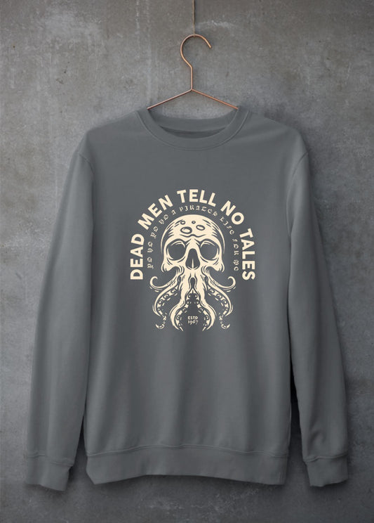 Dead Men Tell No Tales Grey Sweatshirt