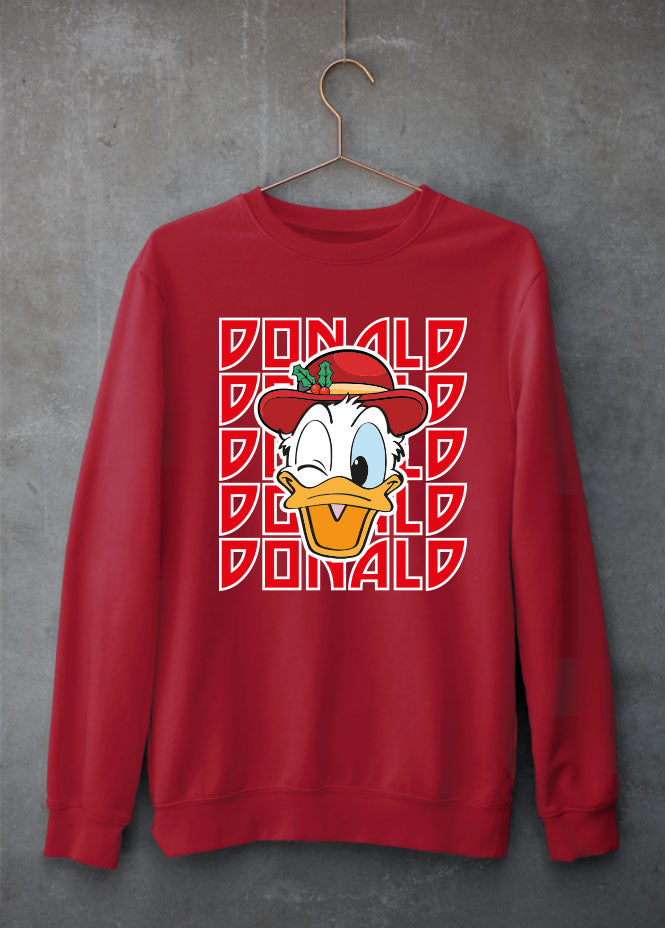 Donald Christmas Red Sweatshirt