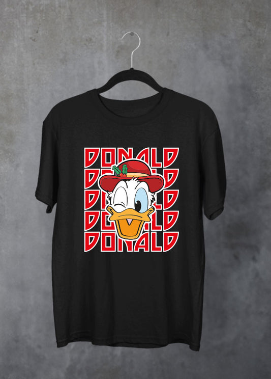 Donald Christmas Black T-Shirt