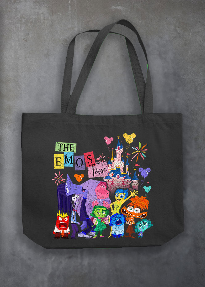 Emotions Castle Black Tote Bag