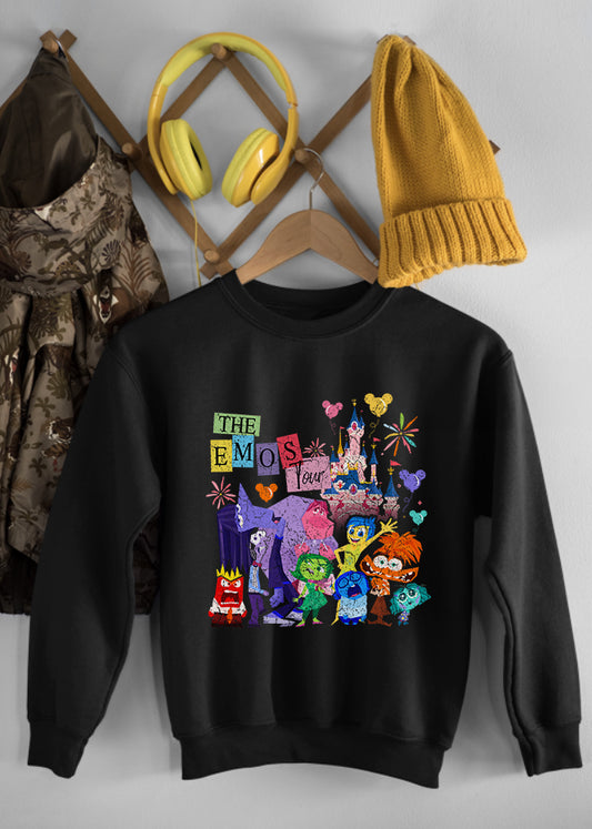 Emotions Castle Black Children's Sweatshirt