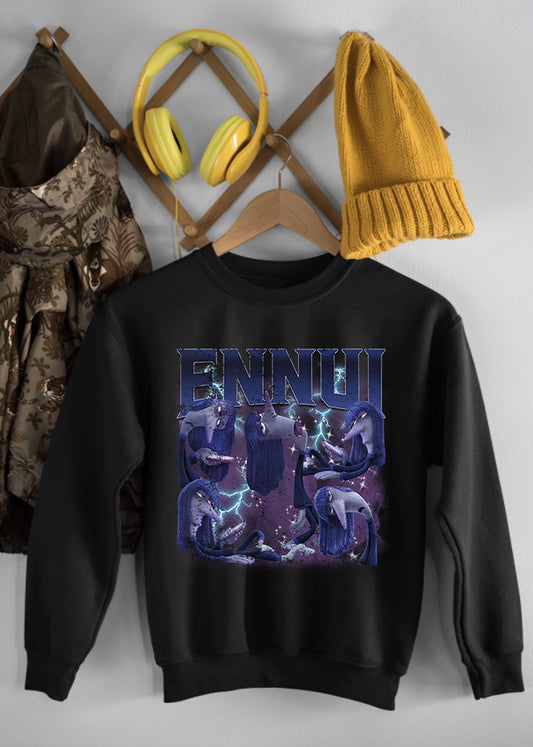 Ennui Black Children's Sweatshirt