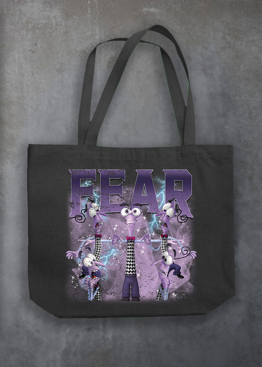 Fear Black Tote Bag