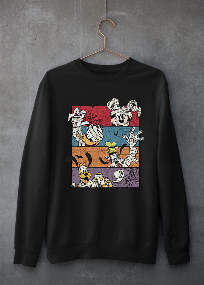 Mickey Friends Black Sweatshirt