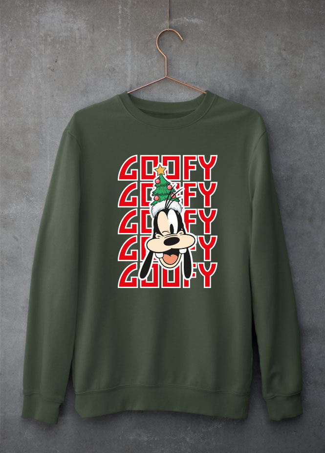 Goofy Christmas Green Sweatshirt