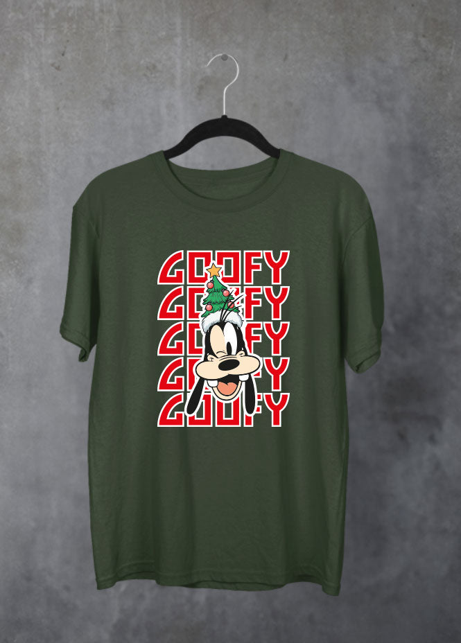 Goofy Christmas Green T-Shirt