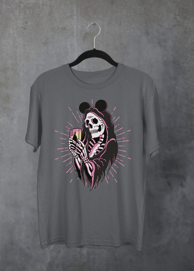 Grim Reaper Grey T-Shirt