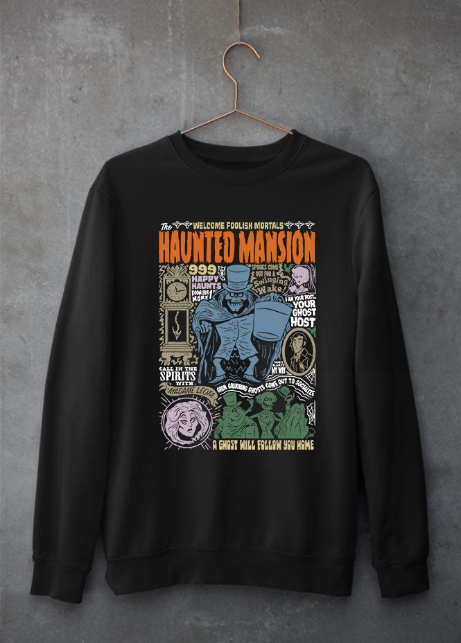 Haunted Mansion Black Sweatshirt