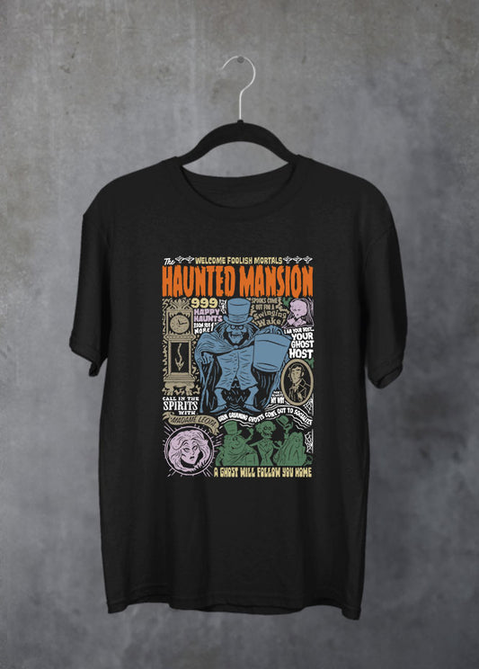 Haunted Mansion Black T-Shirt