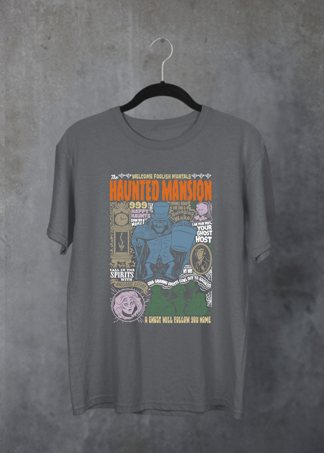 Haunted Mansion Grey T-Shirt