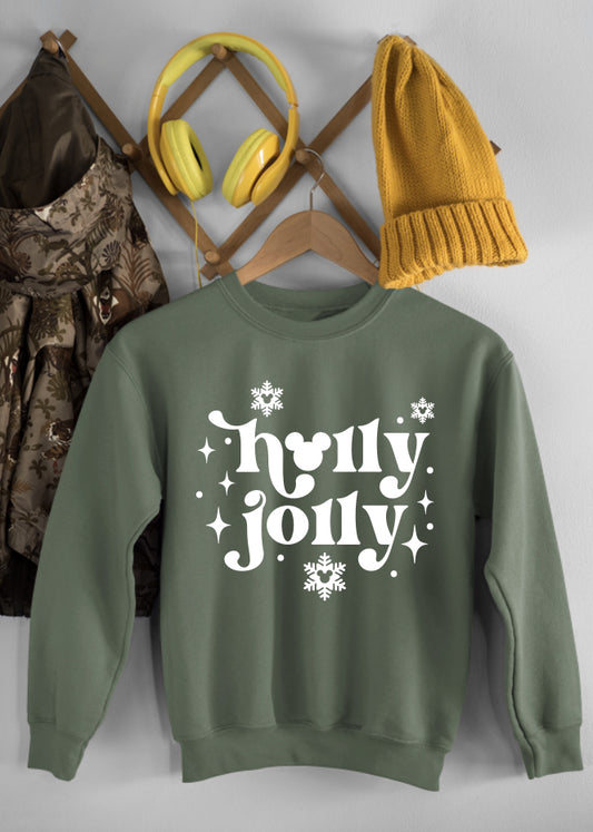 Holly Jolly Fern Children's Sweatshirt