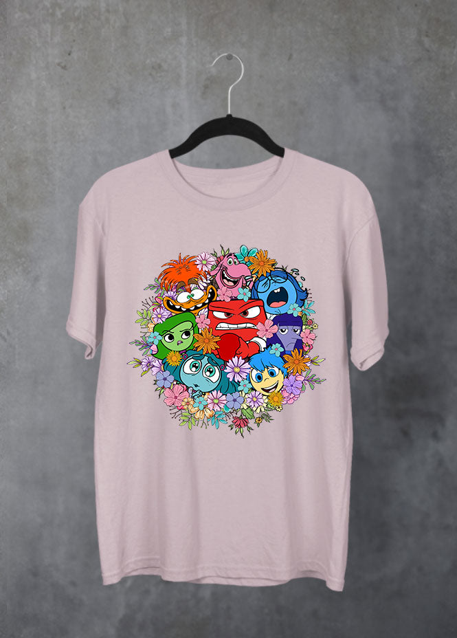 Emotions Flowers Pink T-Shirt