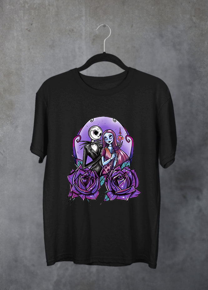 Jack & Sally Rose Black T-Shirt