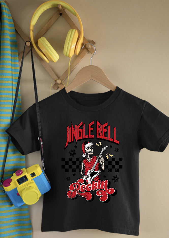 Jingle Bell Rock Children's Black Tee