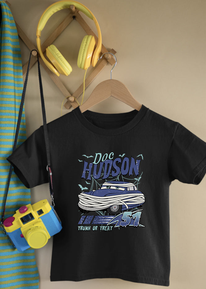 Hudson Cars Halloween Children's Black Tee