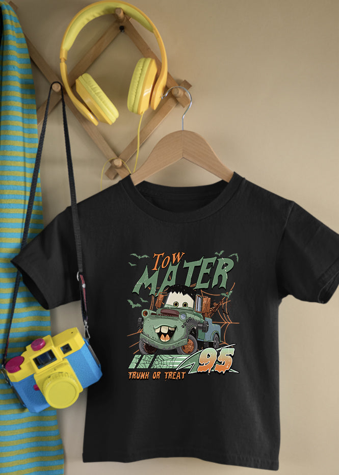 Mater Cars Halloween Children's Black Tee