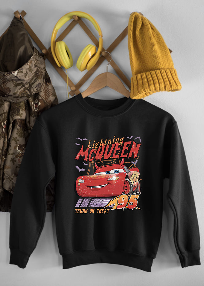 McQueen Cars Halloween Children's Black Sweatshirt