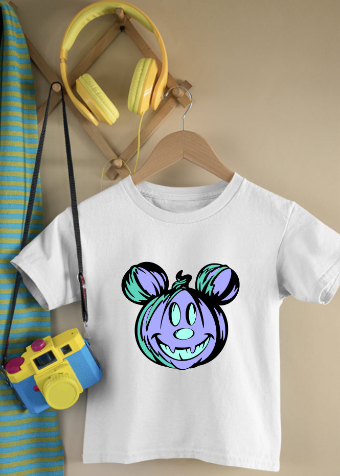 Purple Pumpkin Children's White Tee