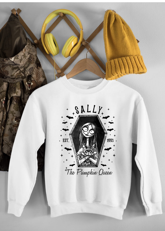 Pumpkin Queen Children's White Sweatshirt