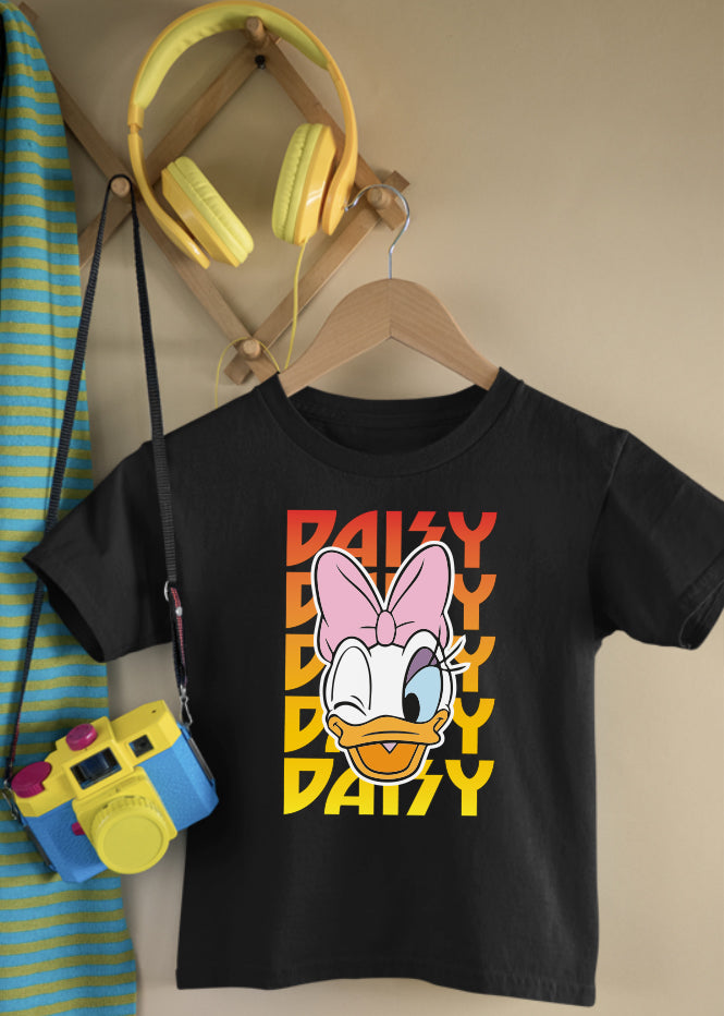 Daisy Kiss Children's Black Tee