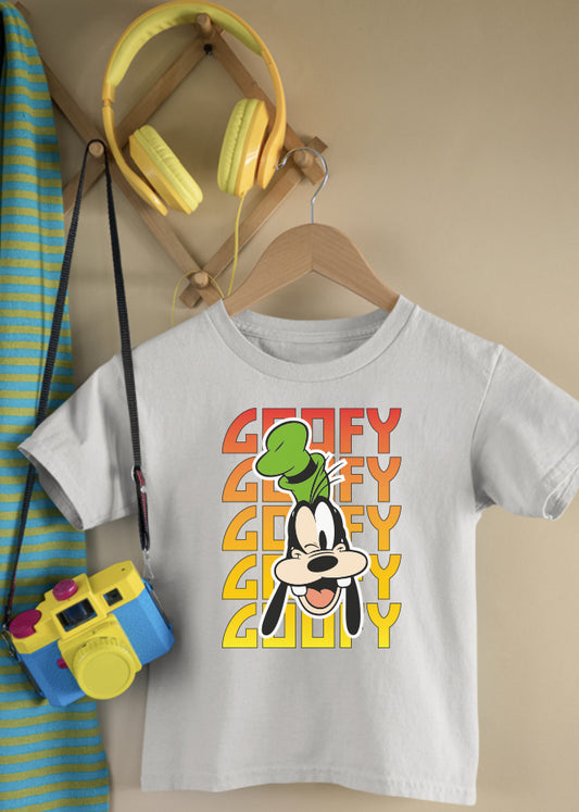 Goofy Kiss Children's Cream Tee