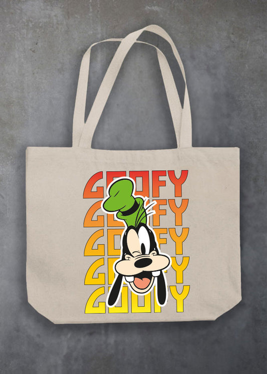 Goofy Kiss Natural Tote Bag