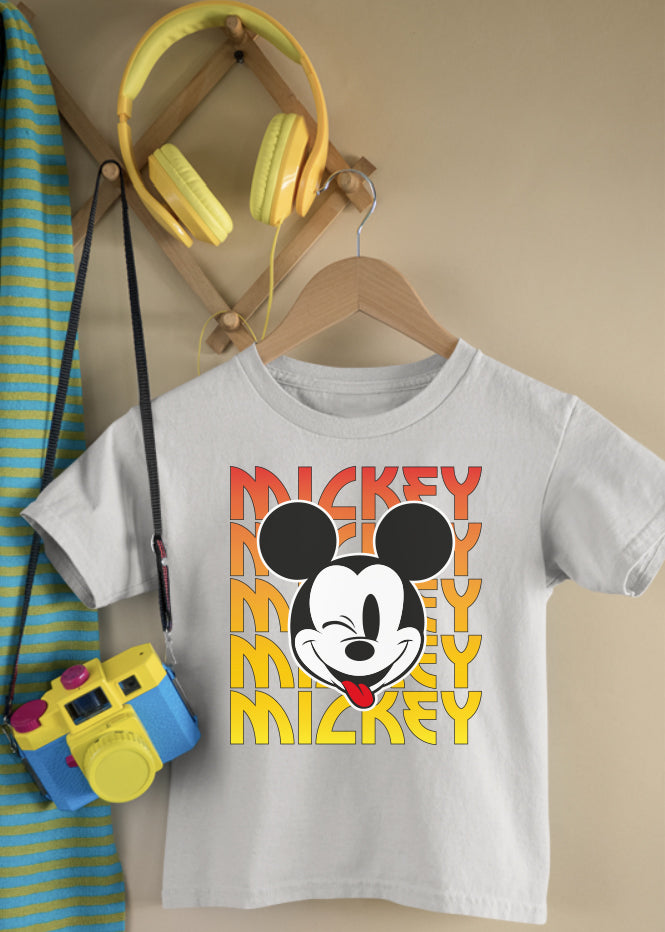 Mickey Kiss Children's Cream Tee