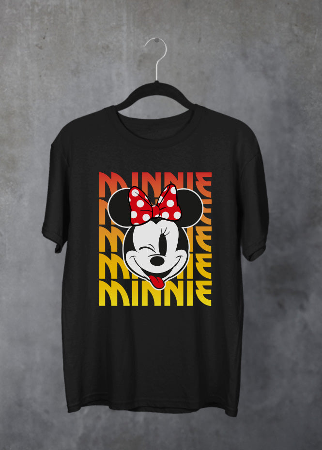 Minnie Kiss T-Shirt Kiss Black