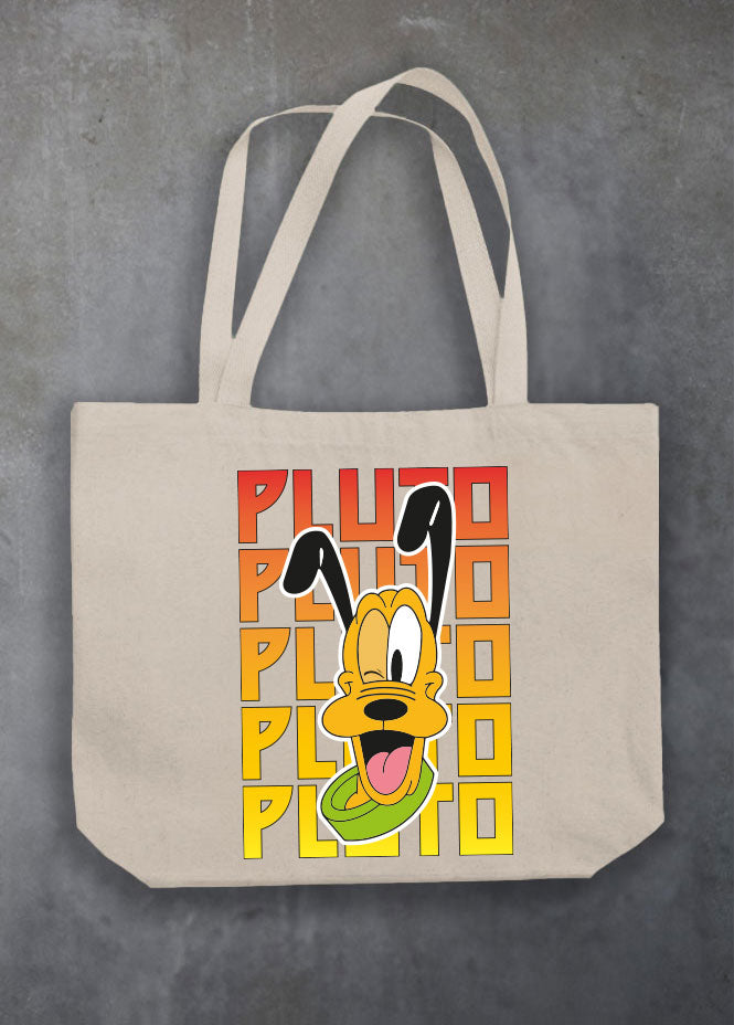 Pluto Kiss Natural Tote Bag