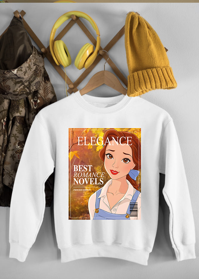 Belle Magazine White Children's Sweatshirt