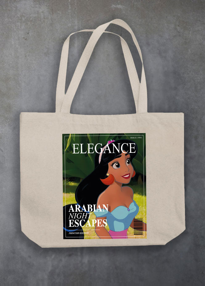 Jasmine Magazine Natural Tote Bag