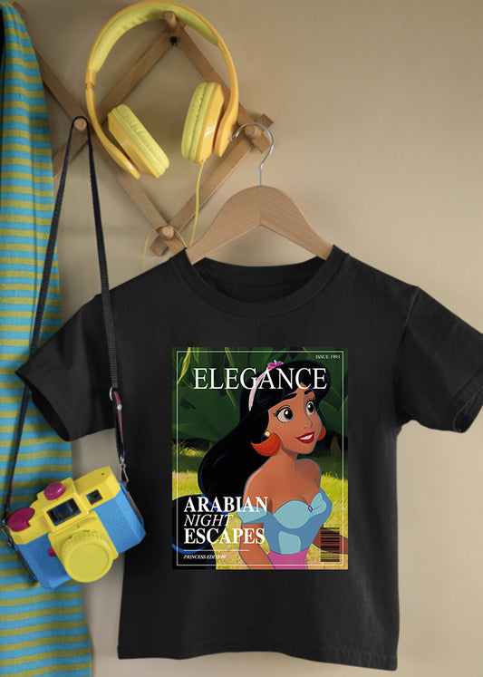 Jasmine Magazine Black Children's Tee