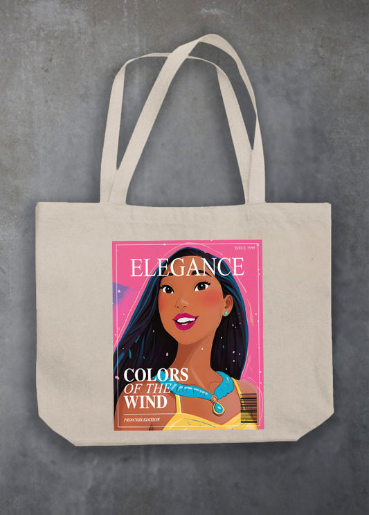 Pocahontas Magazine Natural Tote Bag