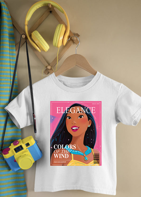 Pocahontas Magazine White Children's Tee