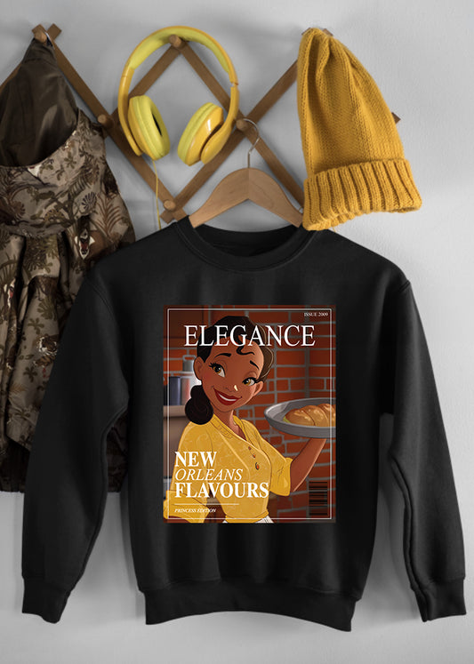 Tiana Magazine Black Children's Sweatshirt