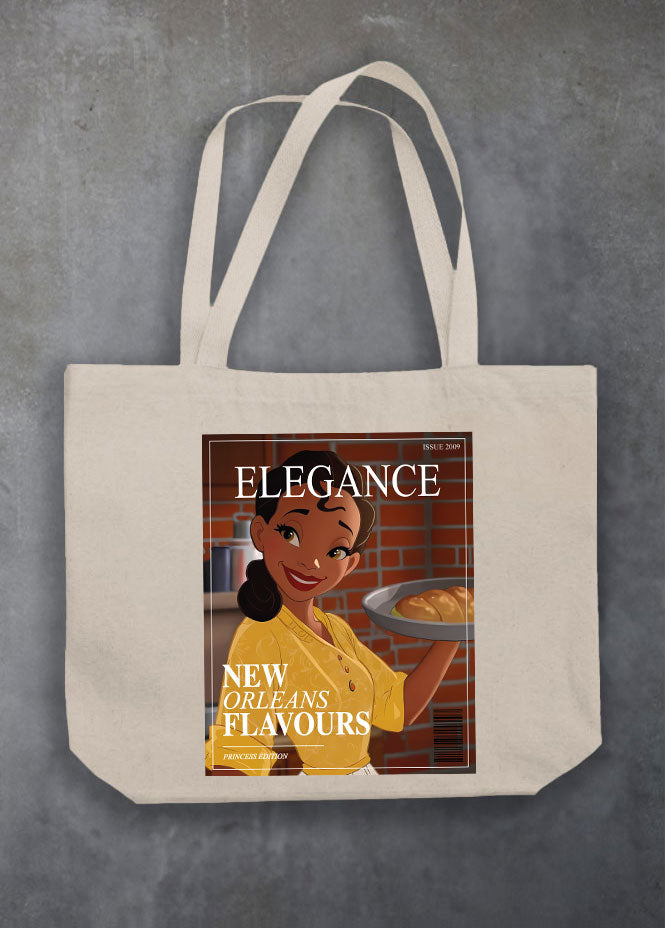 Tiana Magazine Natural Tote Bag