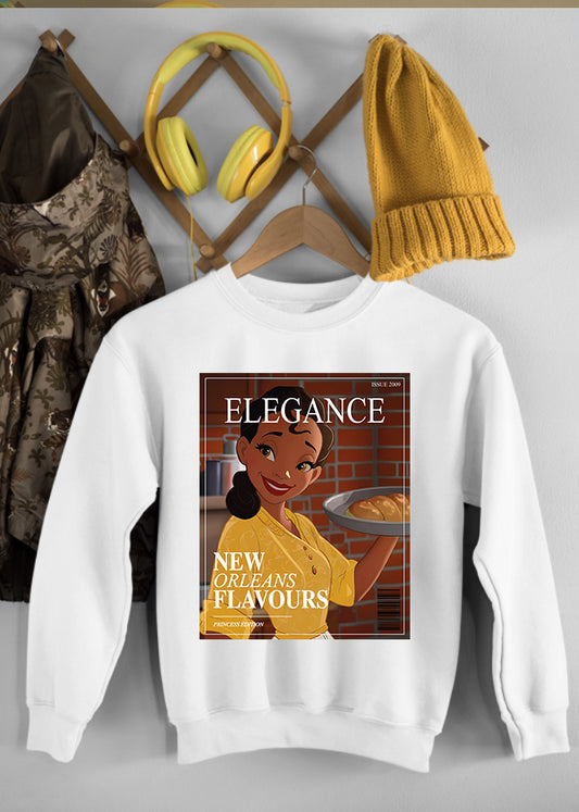 Tiana Magazine White Children's Sweatshirt