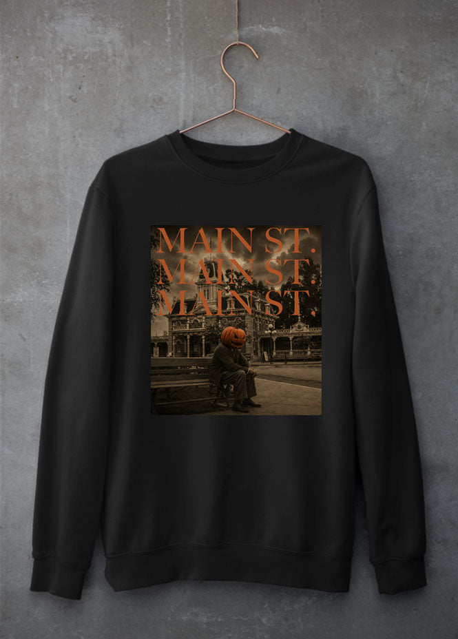 Walt Pumpkin Main Street Halloween sweatshirt