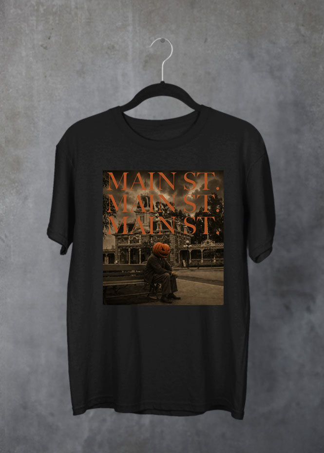 Walt Pumpkin Main Street Halloween T-Shirt