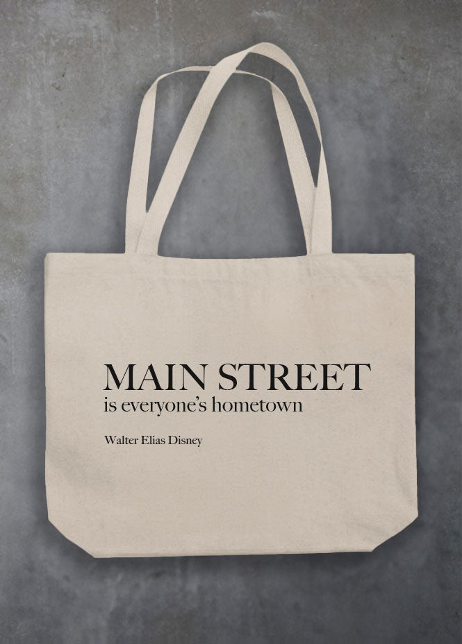 Main Street Natural Tote Bag