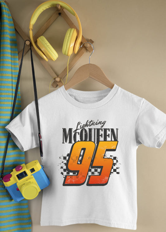 McQueen White Children's Tee