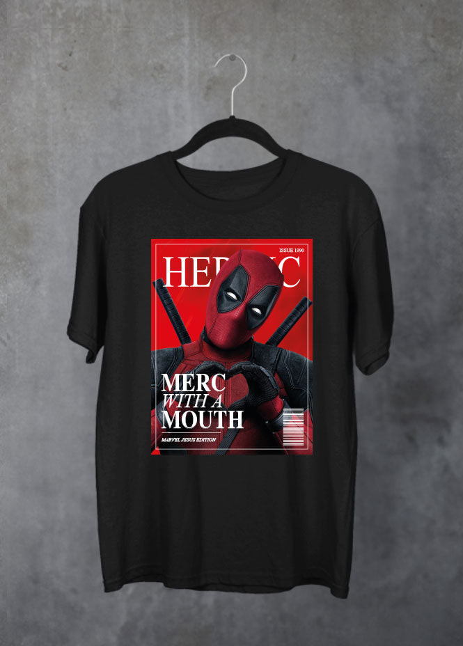 Merc with the Mouth Black T-Shirt