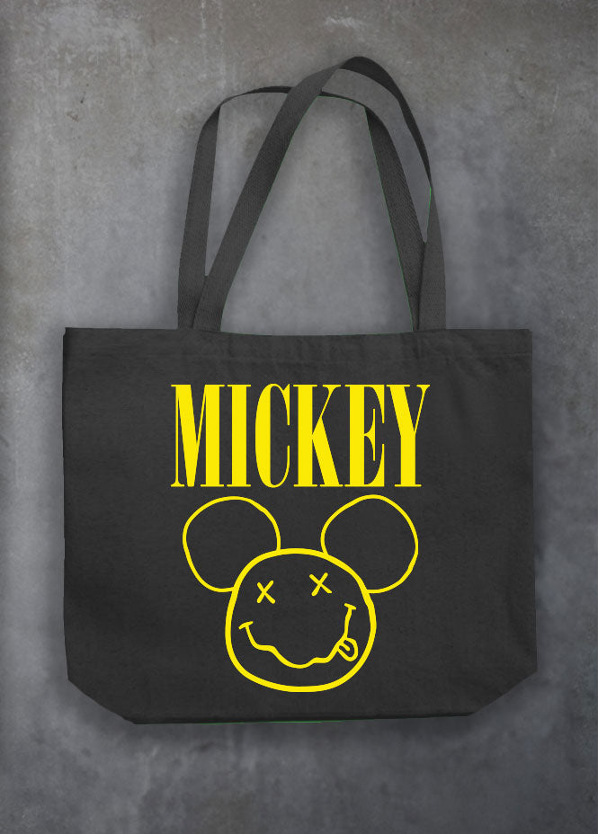 Smiley Mickey Yellow/Black Tote