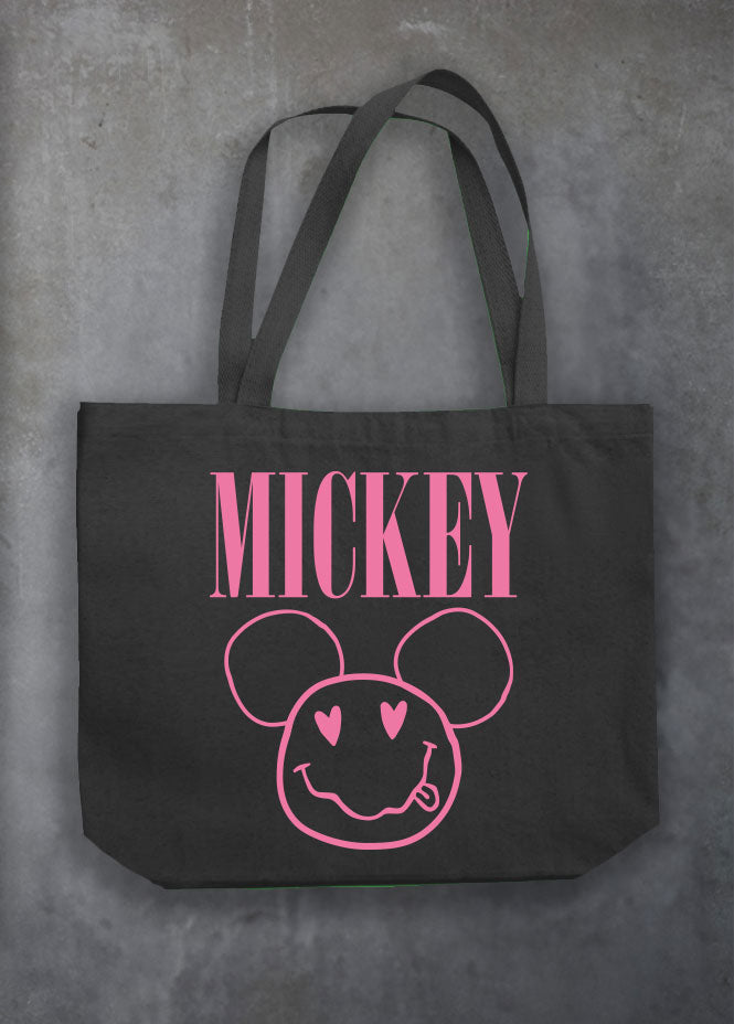 Smiley Mickey Yellow/PinkTote