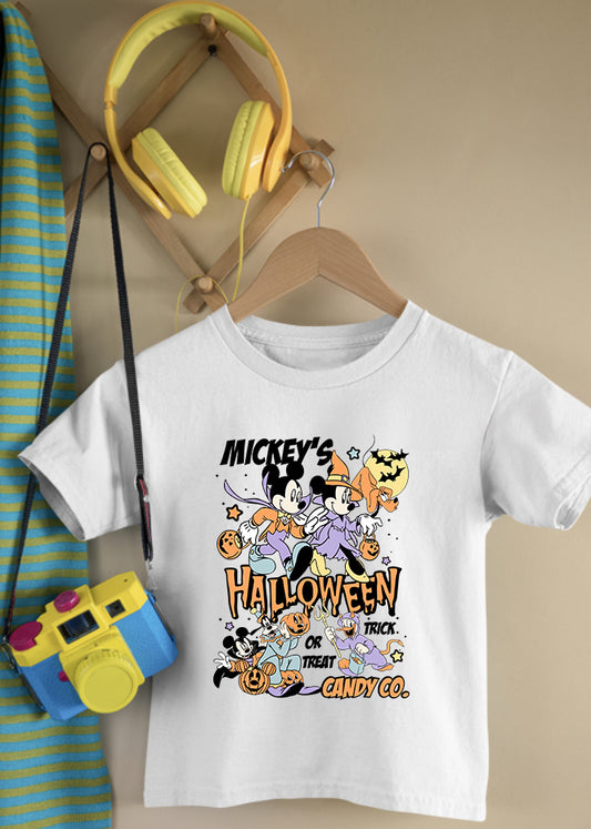 Mickey Candy Co Children's White Tee