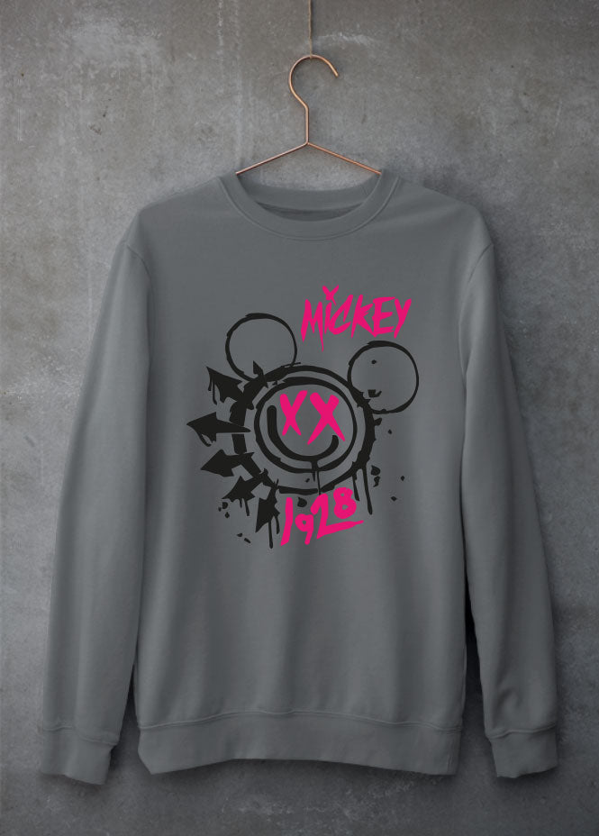 Mickey Rock Show Grey Sweatshirt